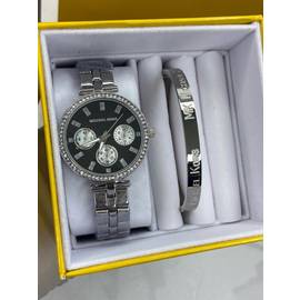 Набор подарочный женский в коробке часы + браслет