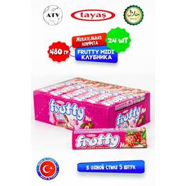 Жевательные конфеты Frutty Midi 24 шт