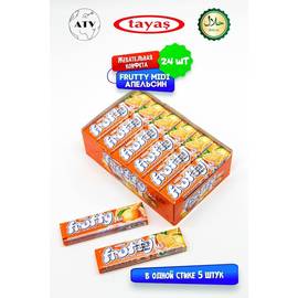 Жевательные конфеты Frutty Midi 24 шт