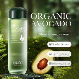 Sadoer органический увлажняющий тоник для ухода за кожей авокадо