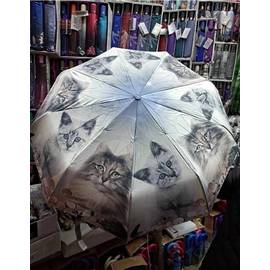 Зонт автомат женский с кошками