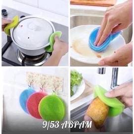Щетка- губка для мытья посуды силиконовая
