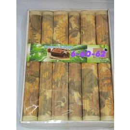 Набор салфеток бамбуковых для сервировки стола/ подставки под горячее 30см (без выбора) 6 шт