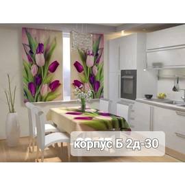 Комплект штор для кухни 3*1,7 м (без тюля)