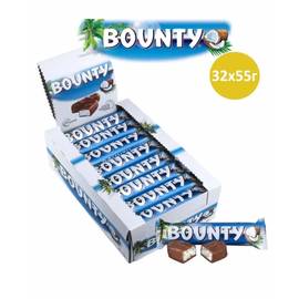 Шоколадный Батончик Bounty, 32 шт