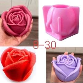 3D-форма силиконовая роза большая