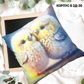 Подушка декоративная 35*35 см (без выбора цвета и принта)
