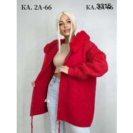 Кардиган женский меховой