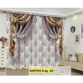 Портьеры с принтом 2,9*2,6 м/ без тюля