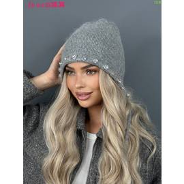 Шапка чепчик из ангоры