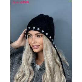Шапка чепчик из ангоры