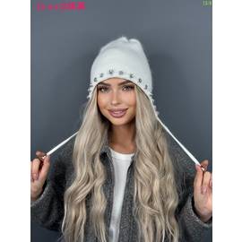 Шапка чепчик из ангоры