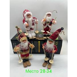 Интерьерная фигурка-подвеска ДЕД МОРОЗ 15 см/ 12 шт