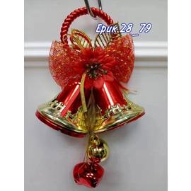 Подвеска для украшения ёлки/ интерьера КОЛОКОЛЬЧИКИ 18 см (без выбора цвета)