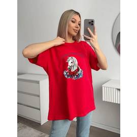 Футболка женская с новогодним принтом