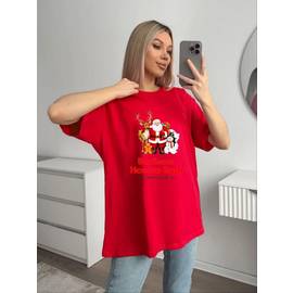 Футболка женская с новогодним принтом