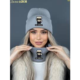 Шапка + снуд комплект